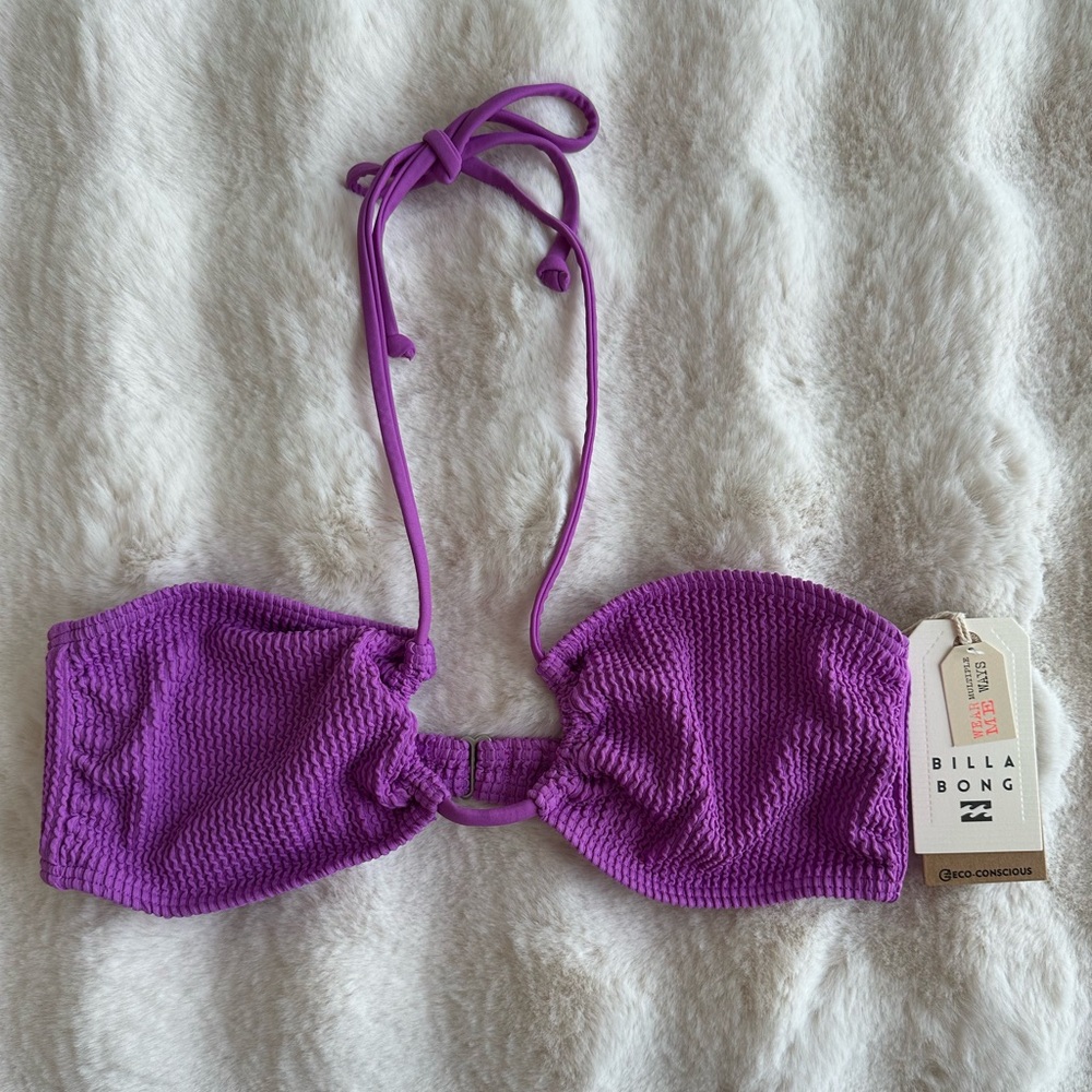 🆕 Billabong | Summer High Drew Multi-Way Bandeau Bikini Top - Size L.